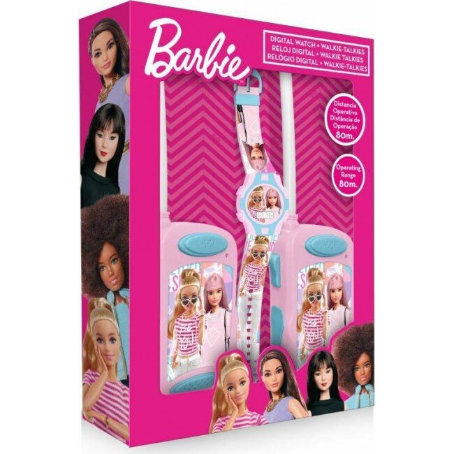 Set BB00020  Walkie Talkie  Barbie  Ceas Digital  Roz