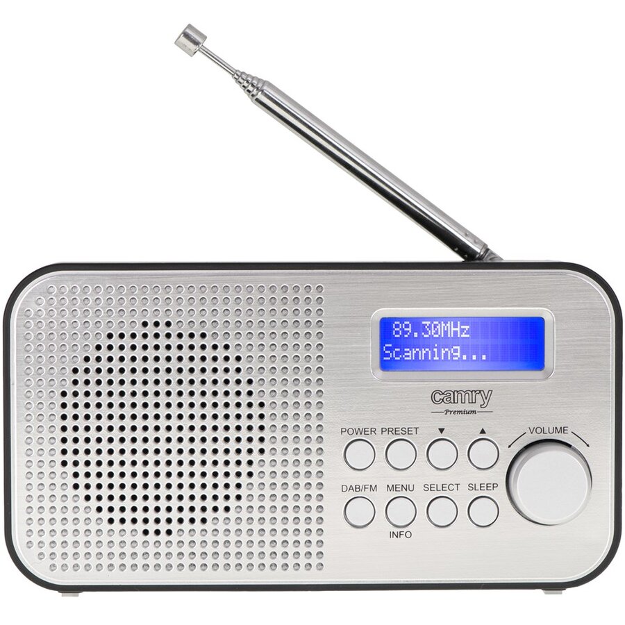 Radio CR 1179 Digital Alarma Ceas  DAB FM LCD Negru