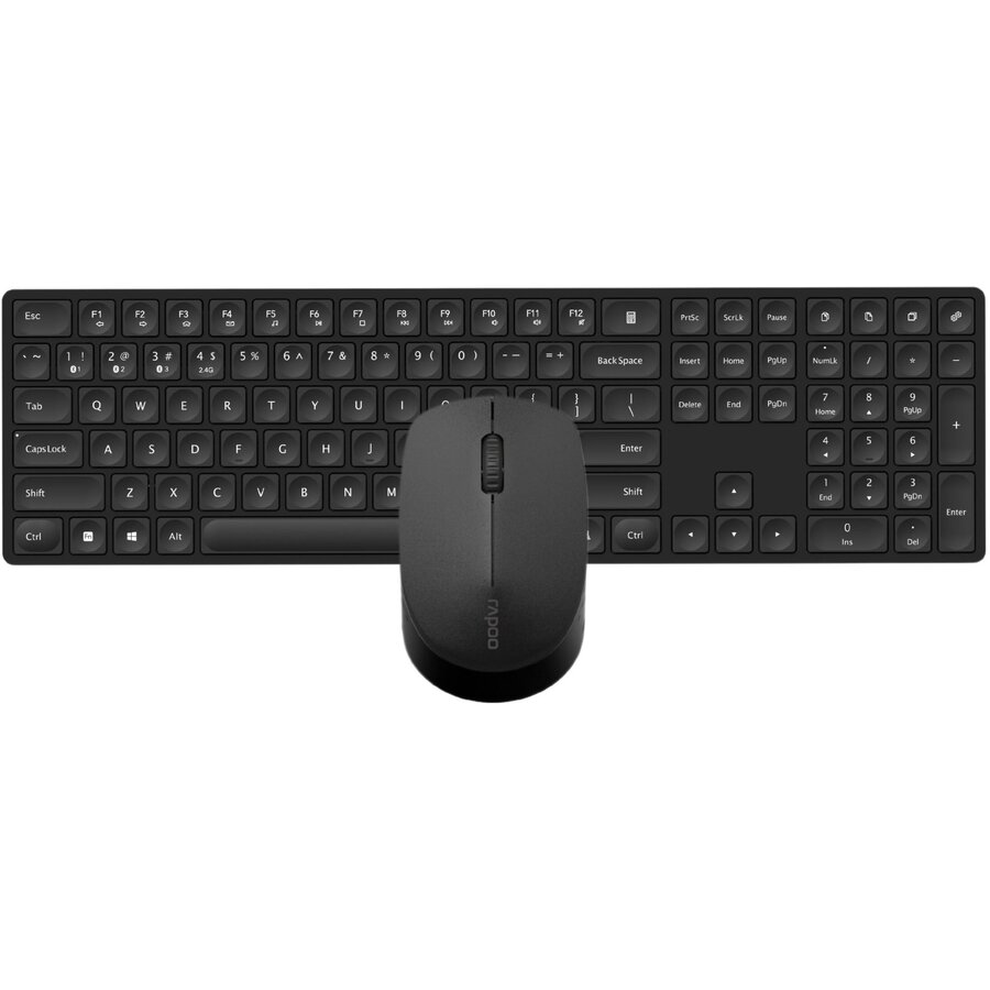 Kit Tastatura + Mouse 8020M Wireless Negru