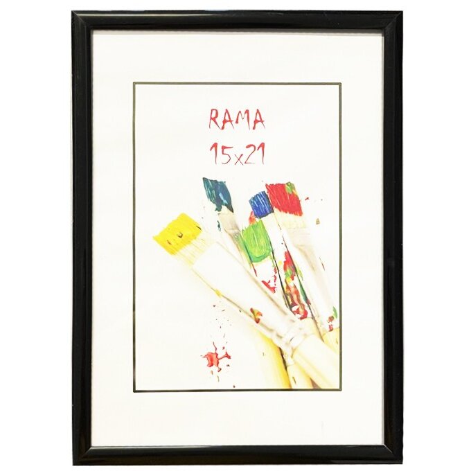 Rama Foto Clasica Bessie Format 15x21 Negru