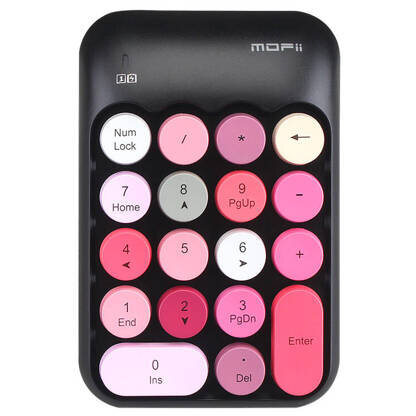 Tastatura Wireless Numeric Keypad  X910 Black+Red