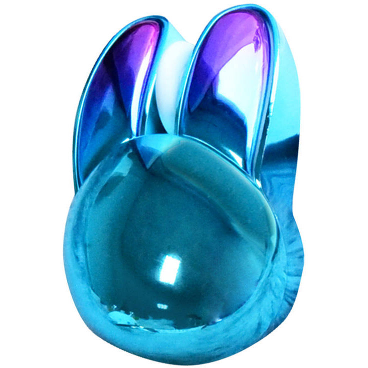 Mouse Wireless+Bluetooth Rabbit M6DM Chromed Blue