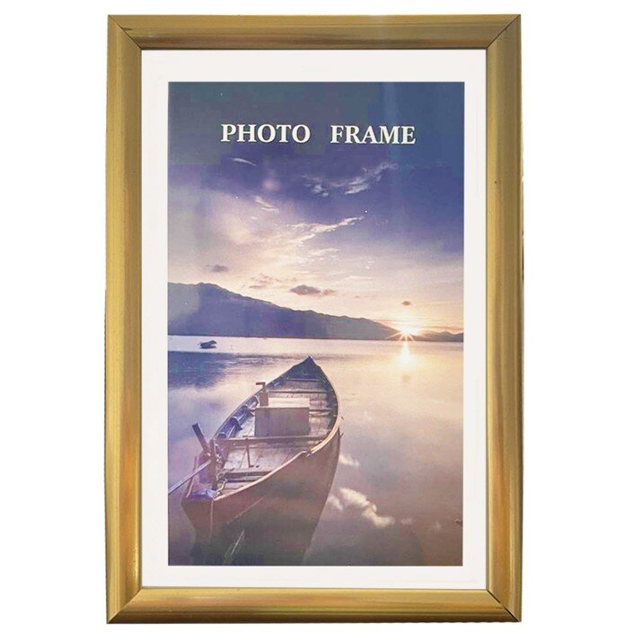 Rama Foto Gunther 15x21 Design Clasic Pentru Perete Sau Birou Auriu