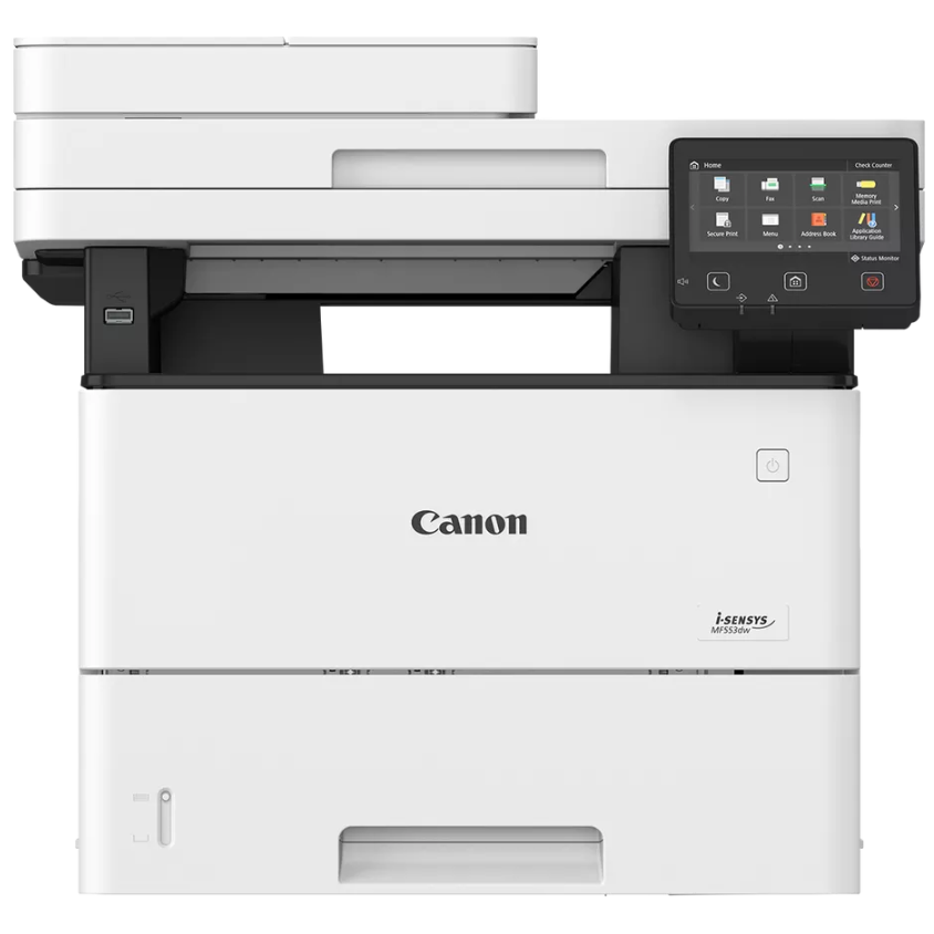 Multifunctional i-SENSYS MF553dw  A4 Duplex Retea  Wi-Fi ADF Fax  Alb