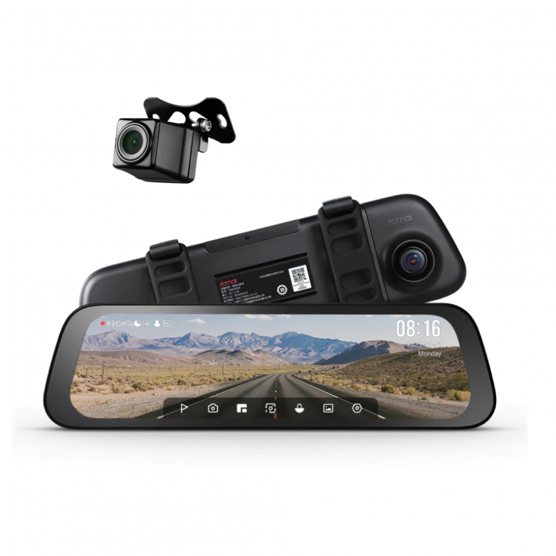 Camera Auto Fata Spate Dash Cam S500 3K Wi-Fi Afisaj 9.35inch Negru