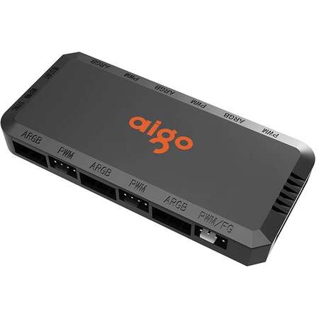 Controller Ventilator PC Aigo APC1 RGB PWM cu Telecomanda Negru ITGalaxy.ro