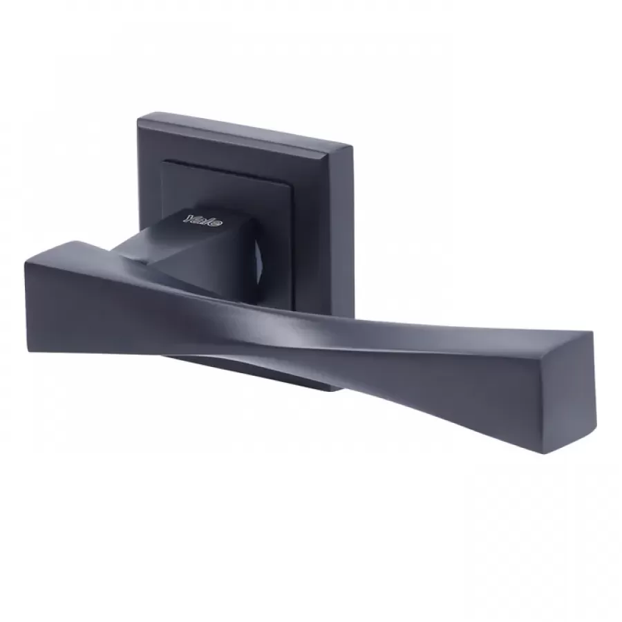 Mâner Cu Rozeta Pătrată Yale 35-ZR-8x8-A001-CE-56-61 Pentru Ușă Exterior Aluminiu Negru — imaginea 2