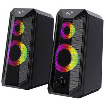 Boxe SK202 2.0 RGB Negru