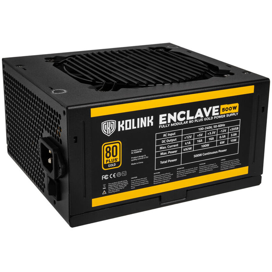 Sursa Enclave 80 PLUS Gold 500W Negru