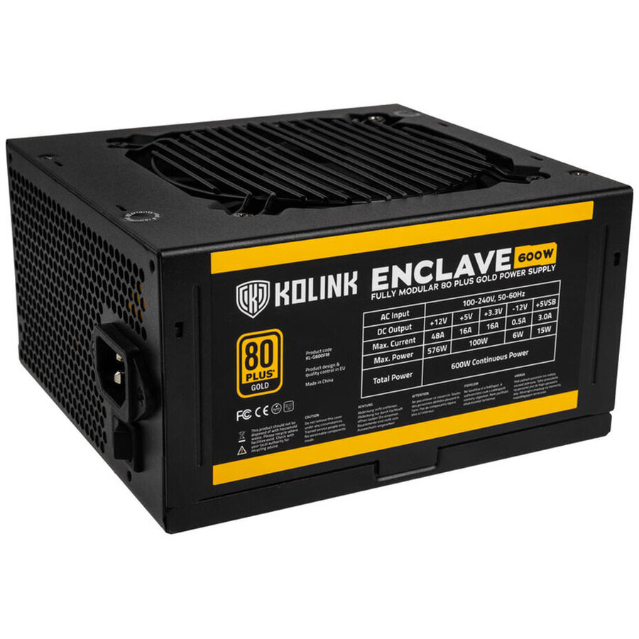 Sursa Enclave 80 PLUS Gold   600W Negru