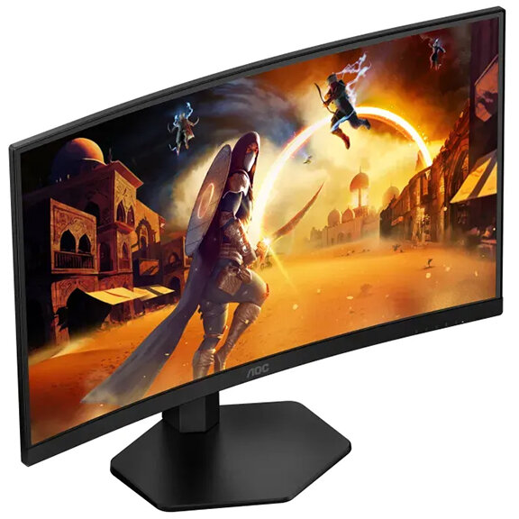 Monitor LED Gaming Curbat AOC C27G4ZXU 27 inch FHD VA 1ms 280Hz Black — imaginea 2