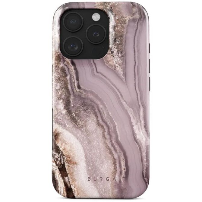 Husa Burga Dual Layer Golden Taupe pentru iPhone 16 Pro