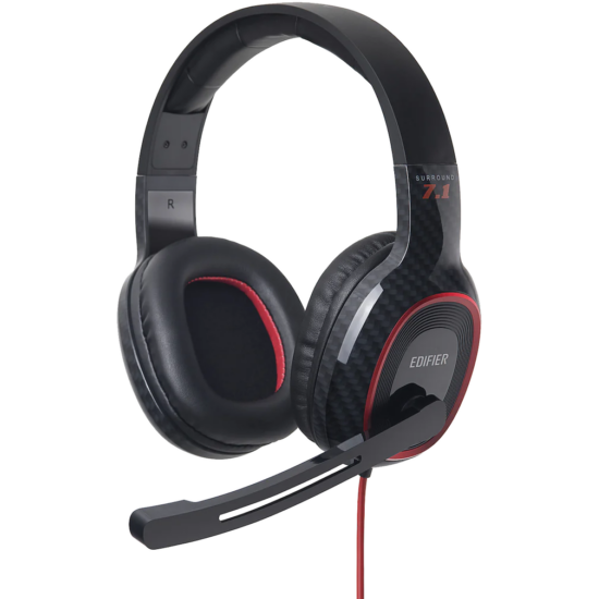 Casti Cu Fir Gaming Utilizare Multimedia Microfon Detasabil USB 2.0 LED RGB Dual Mode Negru