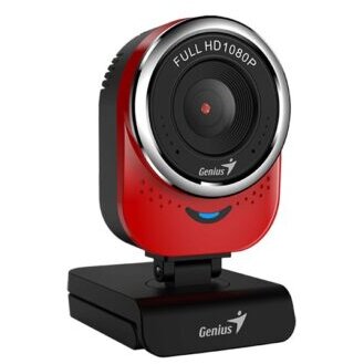 Camera Web Senzor 1080p Full-HD Cu Rezolutie Video 1920x1080 QCam 6000 Microfon Rosu