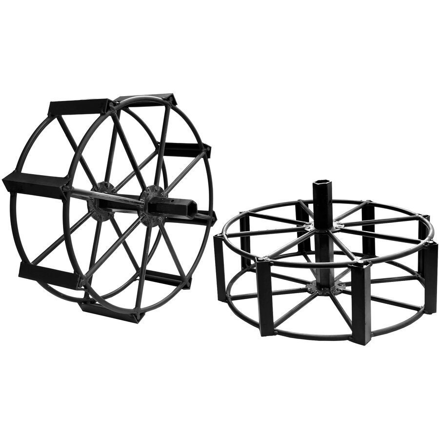 Set roti metalice 540x170 manicot cu flanse hex 32mm pentru motocultor Campo