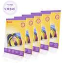 Pachet 5 Topuri Glossy Format A4 100Coli