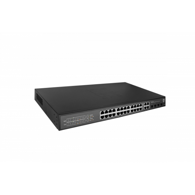 Switch GES-2128P 28-Port Gigabit PoE Smart Lite Negru