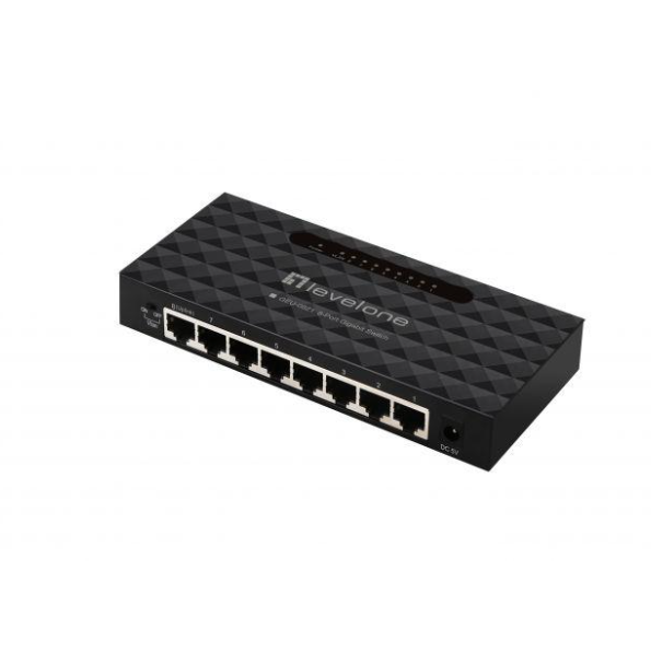 Switch GEU-0821 8-Port Gigabit Negru