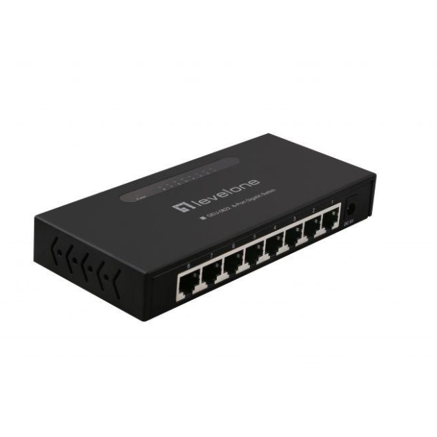 Switch GEU-0822 8-Port Gigabit Negru