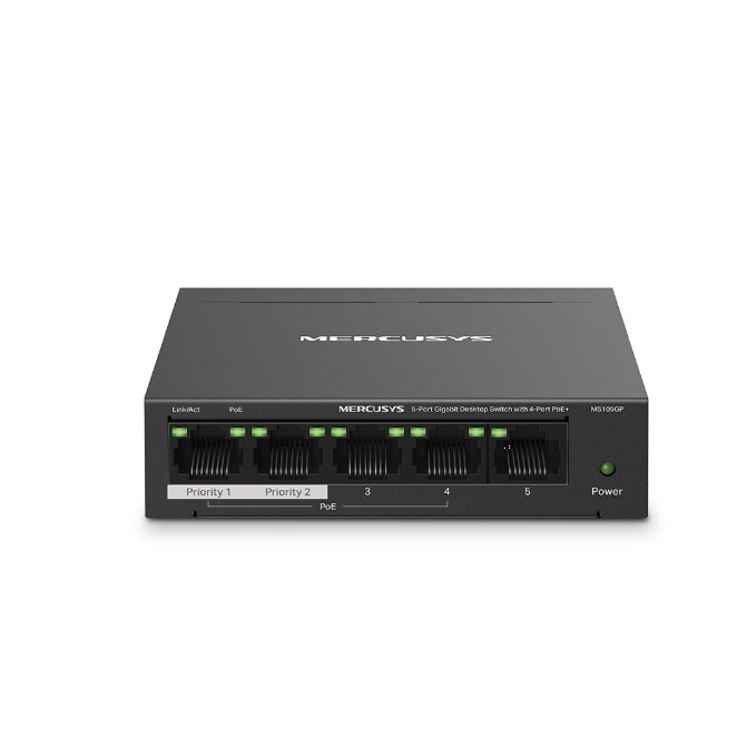 Switch 5PORT MS105GP POE Negru
