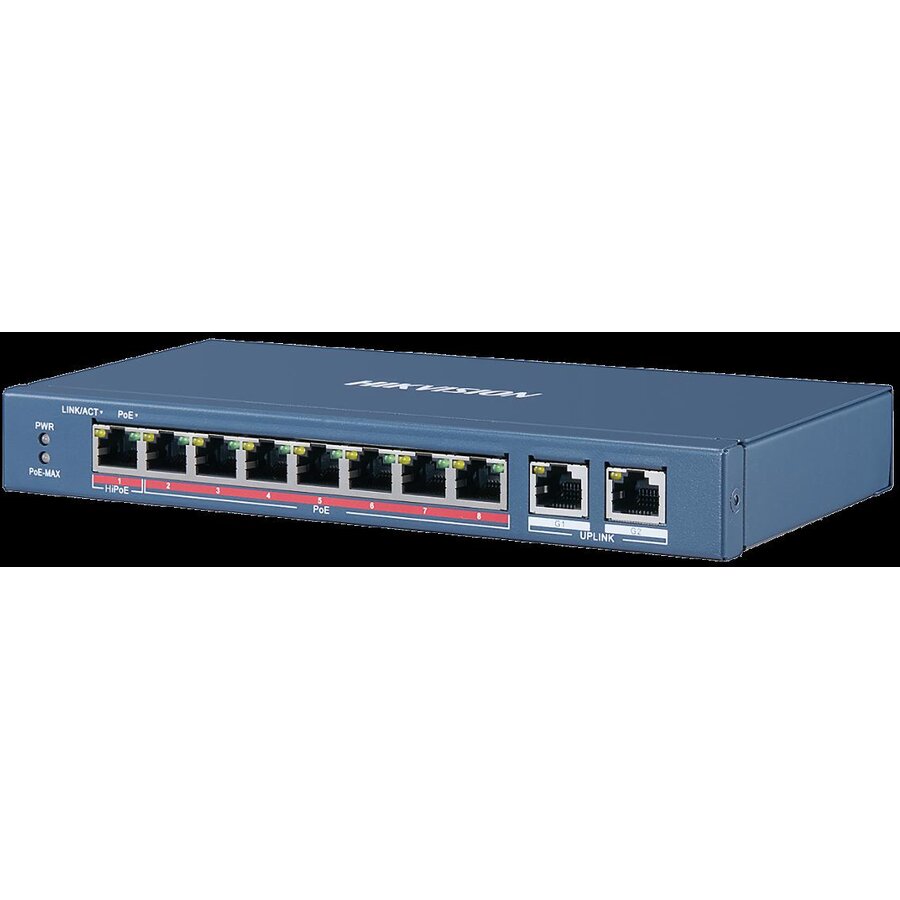 Switch Unmanaged 8X POE PORTS Negru