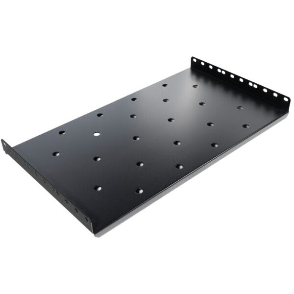 Raft Fix Spacer 1U pentru Rack 19/inch Adâncime 275MM Sarcina Maximă 60KG Oțel 1.2MM Negru