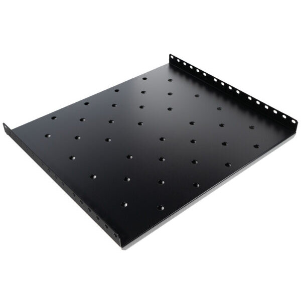 Raft Fix Spacer 1U pentru Rack 19Inch Adâncime 425MM Sarcina Maximă 60KG Oțel 1.2MM Negru