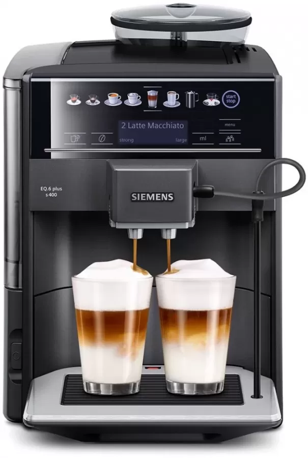 Espressor Automat Siemens EQ.6 TE654319RW 1.7L 15 Bari 1500W Negru