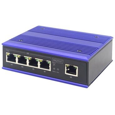 Switch Professional DN-651118 Industrial 5 Port Unmanaged Albastru
