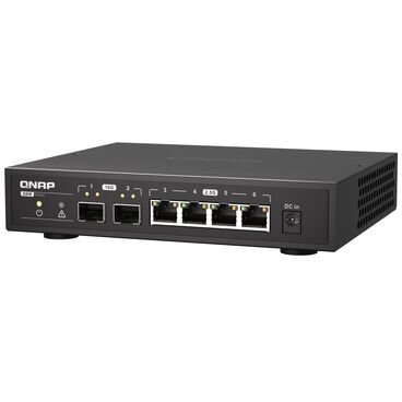 Switch QSW-2104-2S 6 Port Unmanaged Negru