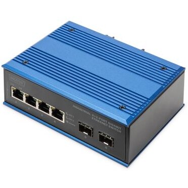 Switch Switch Digitus Gigabit Ethernet Industrial 4+2 - imagine 2