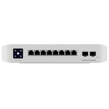 Switch PoE Ubiquiti USW-PRO-8-POE, 8 porturi, 56Gbps, putere PoE 120W - imagine 3