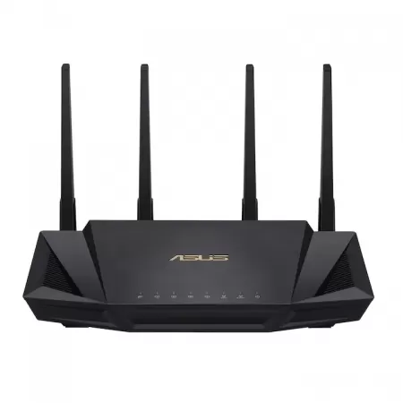 Router Wireless RT-AX58U 4x LAN Dual Band AX3000  AiProtection Pro Adaptive QoS MU-MIMO Quad Core 1.5GHz CPU Negru