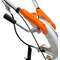Motosapatoare Ruris 731ACC1 + Roti Cauciuc + Rarita + Plug + Adaptor + Dispozitiv Scos Cartofi + Roti Metalice + Cultivator + Set Contra Greutati 10Kg Portocaliu