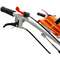 Motosapatoare Ruris 731ACC1 + Roti Cauciuc + Rarita + Plug + Adaptor + Dispozitiv Scos Cartofi + Roti Metalice + Cultivator + Set Contra Greutati 10Kg Portocaliu