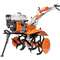 Motosapatoare Ruris 731ACC1 + Roti Cauciuc + Rarita + Plug + Adaptor + Dispozitiv Scos Cartofi + Roti Metalice + Cultivator + Set Contra Greutati 10Kg Portocaliu