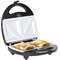 Sandwich Maker 3in1 Teesa TSA3221 3 Seturi Placi Ceramice Interschimbabile 800W Negru/Argintiu