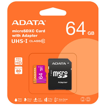 Card MicroSDXC Clasa 10 64GB