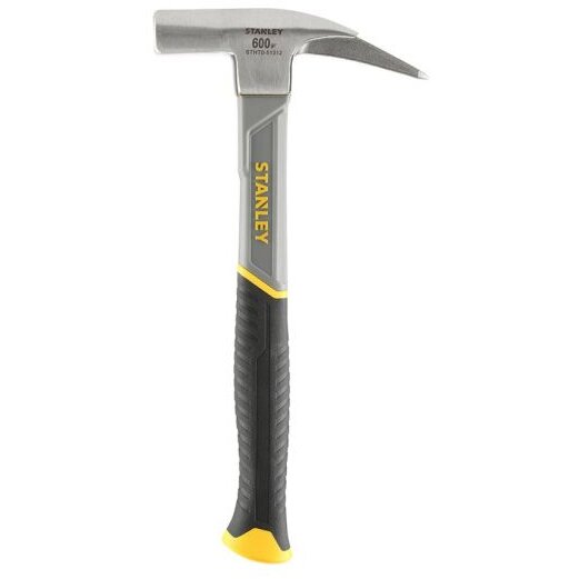 Ciocan Dulgher Stanley STHT0-51312 600G Mâner Fibră de Sticlă Gri/Negru — imaginea 2