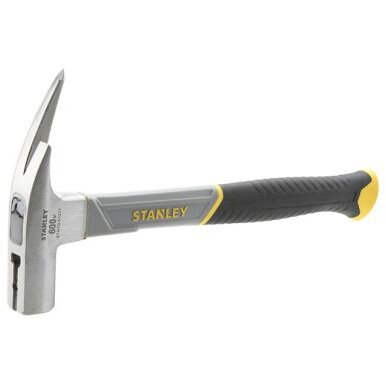 Ciocan Dulgher Stanley STHT0-51311 600G Mâner Fibră de Sticlă Negru/Gri — imaginea 2