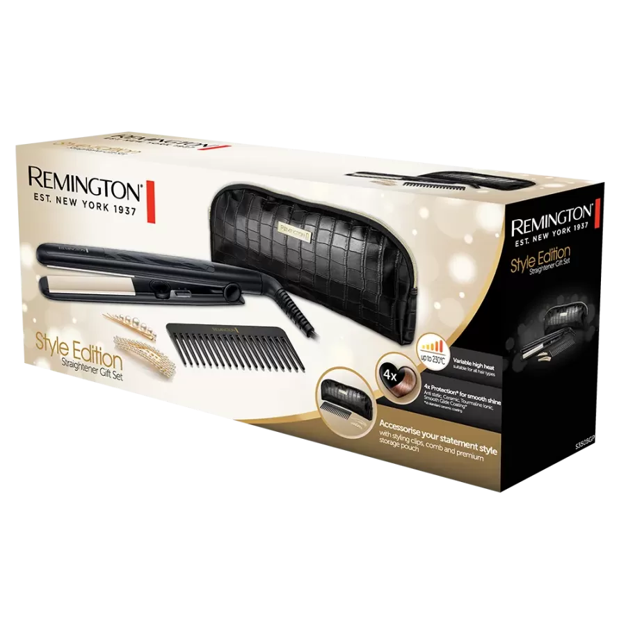 Placa de Indreptat Părul Remington S3505GP Style Series Ceramică Antistatic Negru — imaginea 6