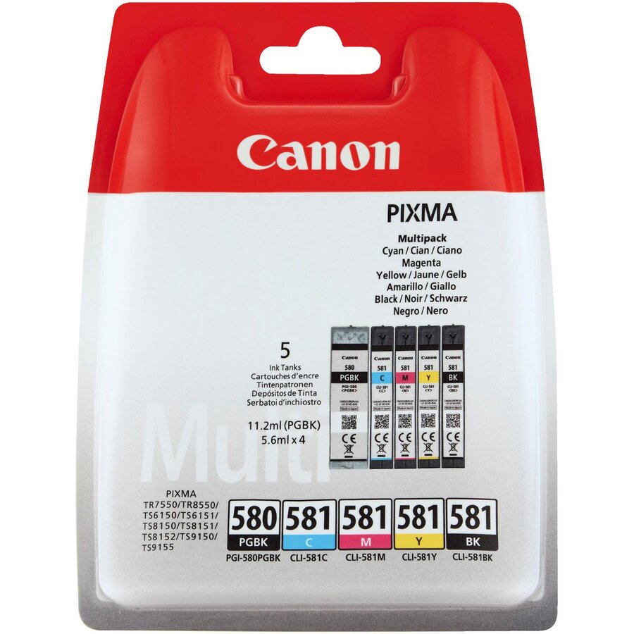 Set Cartușe Cerneală Canon PGI-580/CLI-581 Multipack 2078C005AA