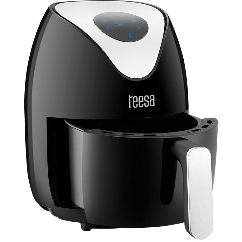 Friteuza Cu Aer Cald Teesa 1.8l Digital Gatire Prăjire Coacere Afișaj LCD Negru — imaginea 3