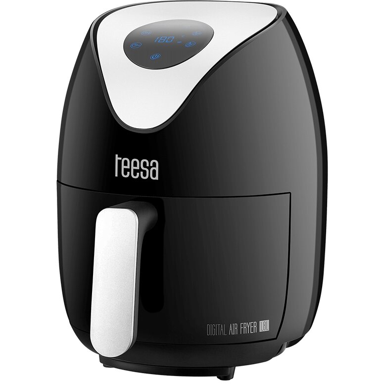 Friteuza Cu Aer Cald Teesa 1.8l Digital Gatire Prăjire Coacere Afișaj LCD Negru — imaginea 5