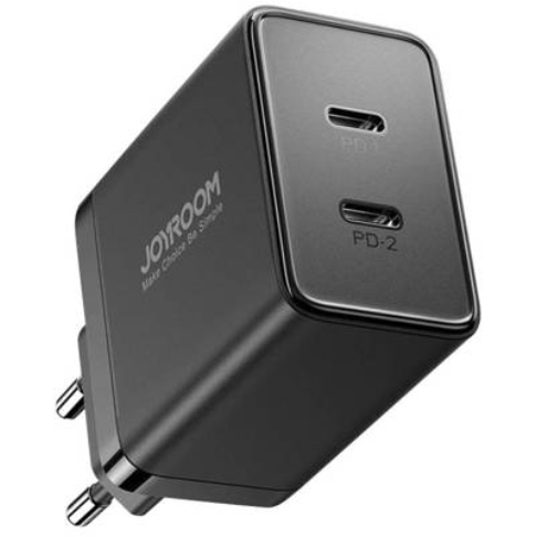 Incarcator JR-TCF09  EU 40W  2x USB C Negru