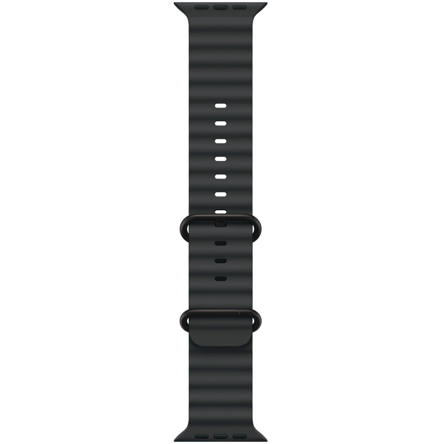 Apple Ocean Band Black, 49mm Black Titanium Finish - imagine 2