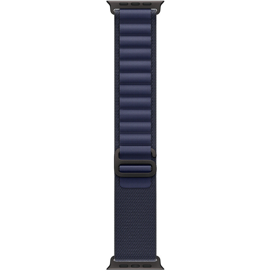 Curea smartwatch Watch 49mm Loop: Navy Alpine Loop - Medium - Black Titanium Finish