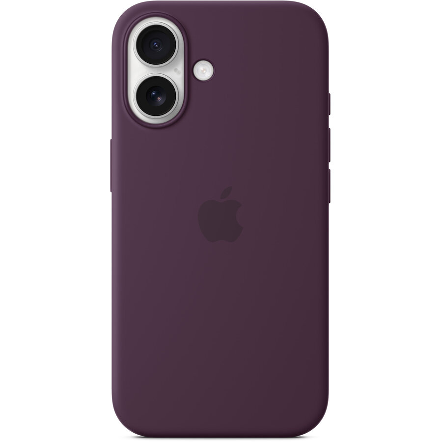 Husa Apple iPhoneÂ 16 Silicone Case MagSafe Plum — imaginea 4