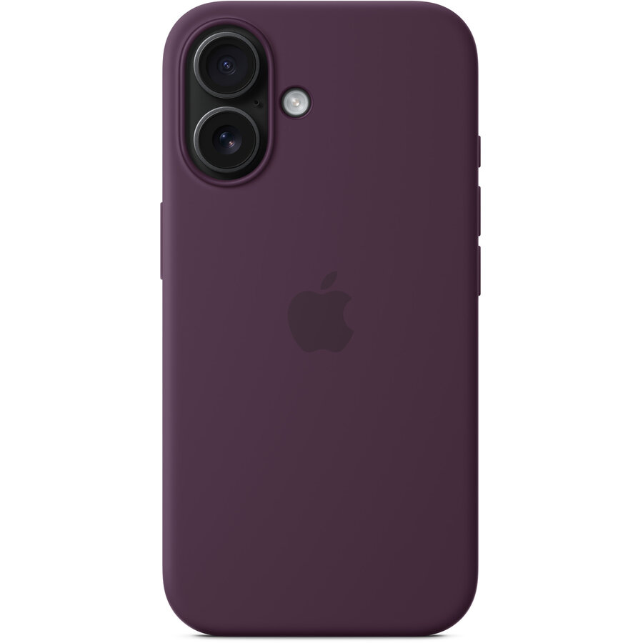 Husa Apple iPhoneÂ 16 Silicone Case MagSafe Plum — imaginea 5