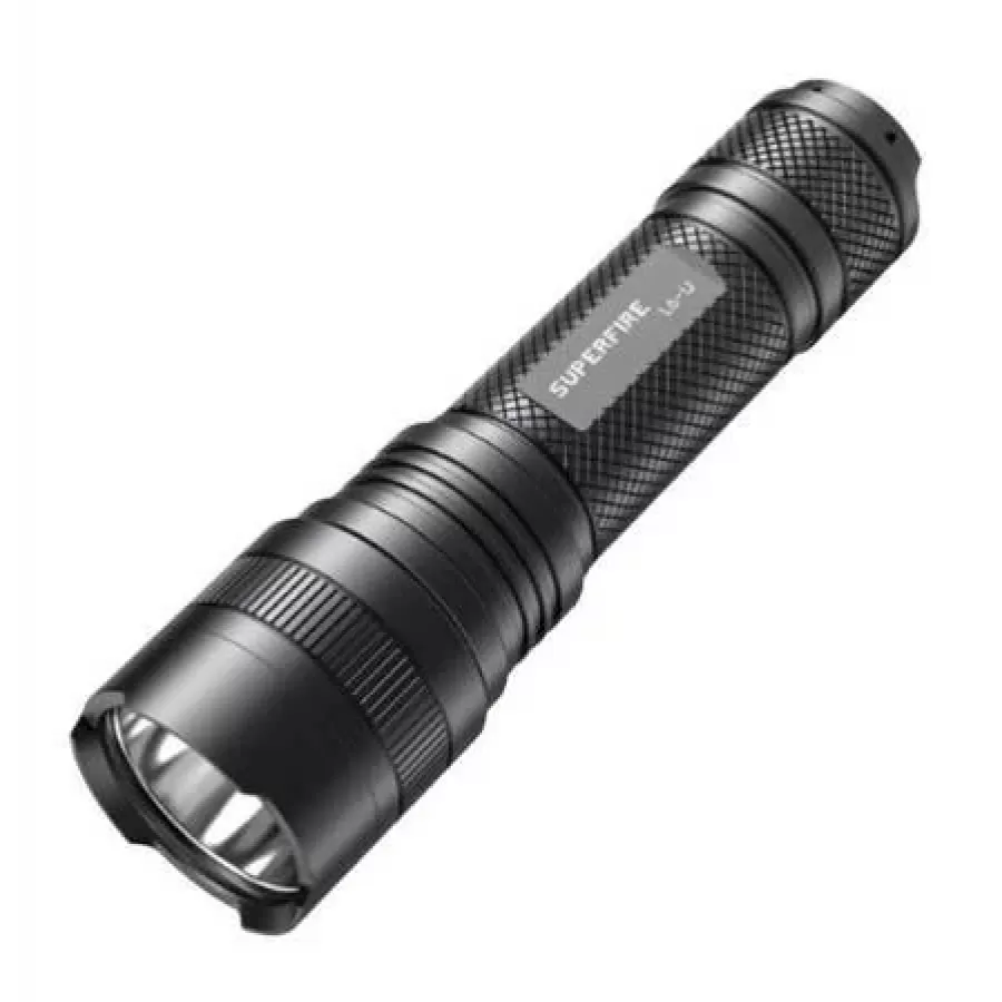 Lanterna LED Superfire L6-U 1480 Lumeni Încărcare USB-C Negru